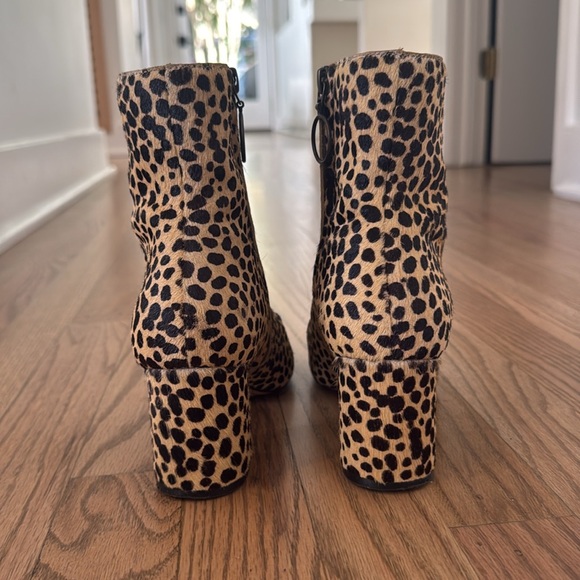 Able cheetah Print Heeled Zip Up Boots Size 6 - Picture 5 of 6